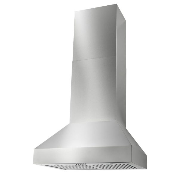 Thor Kitchen 30” Professional Wall Mount Pyramid Range Hood with 800 CFM Motor in Stainless Steel (TRH30P) Online - Image 2