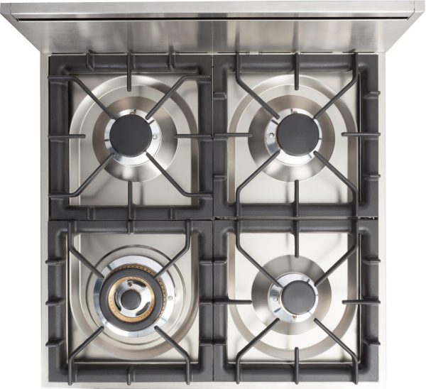 ILVE 24-Inch Nostalgie Gas Range in Emerald Green with Bronze Trim (UPN60DVGGVSY) Cheap - Image 2