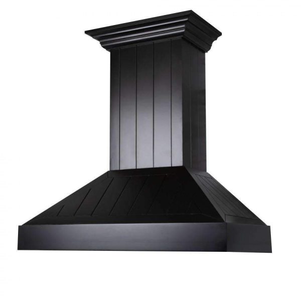 ZLINE 30-Inch Wooden Wall Range Hood in Black (KPCC-30) For Discount - Image 4