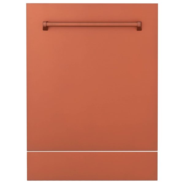 ZLINE 24-Inch Tallac Series 3rd Rack Dishwasher in Copper with Stainless Steel Tub, 51dBa (DWV-C-24) Online now - Image 4