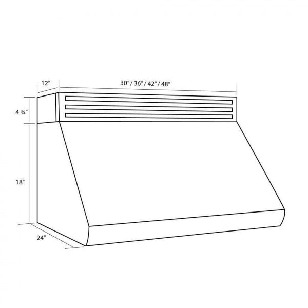 ZLINE 36-Inch Recirculating Under Cabinet Range Hood in Stainless Steel (RK527-36) Discount - Image 3