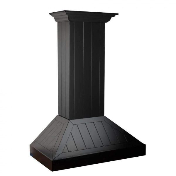 ZLINE 30-Inch Wooden Wall Range Hood in Black (KPCC-30) For Discount