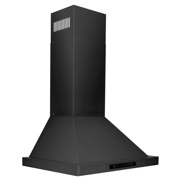ZLINE 24-Inch Convertible Vent Wall Mount Range Hood in Black Stainless Steel (BSKBN-24) Cheap
