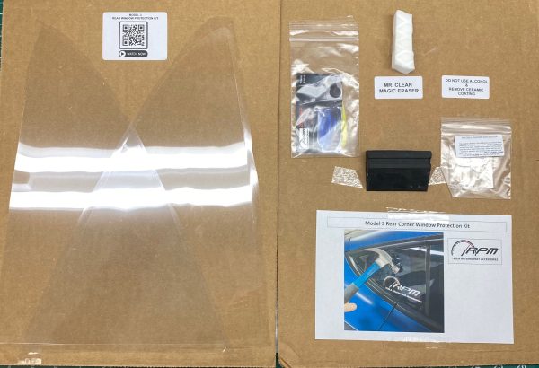 2020+ | Model Y Rear Corner Window Protector Kit For Cheap - Image 3